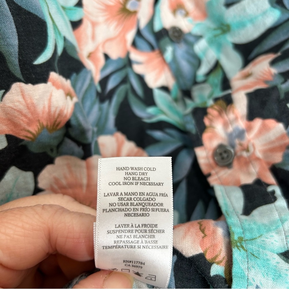 Rails Carson Tropical Shadow Button Shirt - image 4